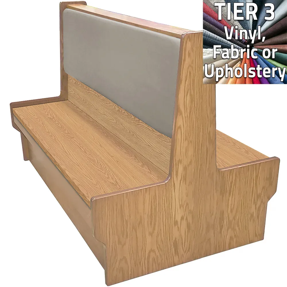 Oak Street SHEP-3042-DBL-WSUB-T3, Seating, Booth, Double, 30" L