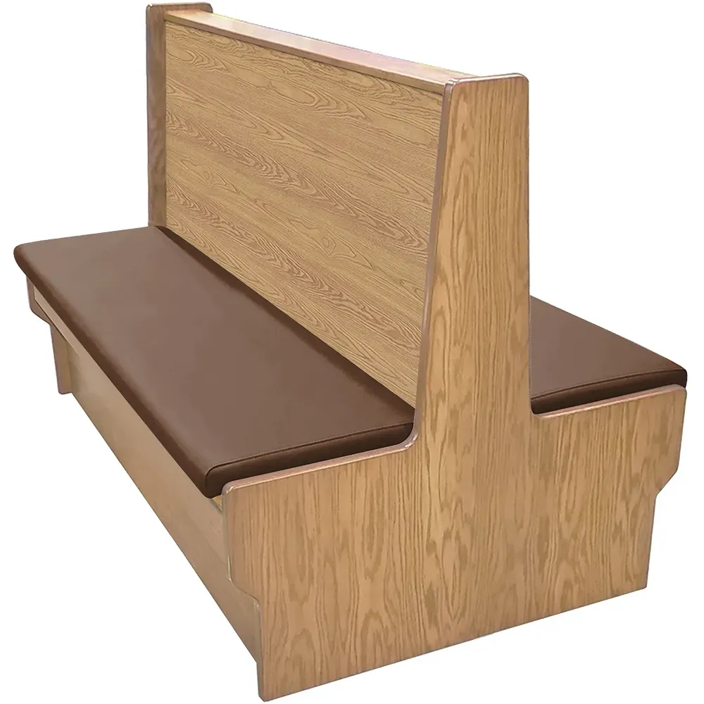 Oak Street SHEP-4842-DBL-VSWB-CST, Seating, Booth, Double, 48" L