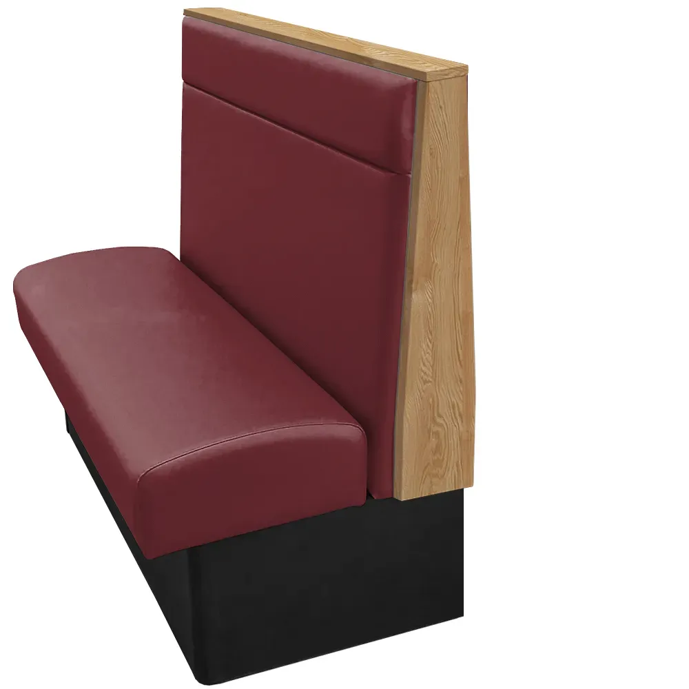 Oak Street VTR-4442-SGL-WINE, Seating, Booth, Single, 44" L