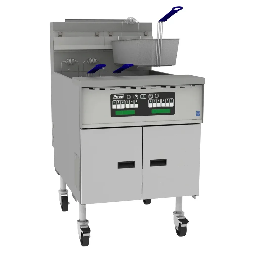 Pitco Frialator SGM24-SSTC-1FD, Fryer, Gas, Floor Model, Full Pot, 150 Lb Oil Capacity