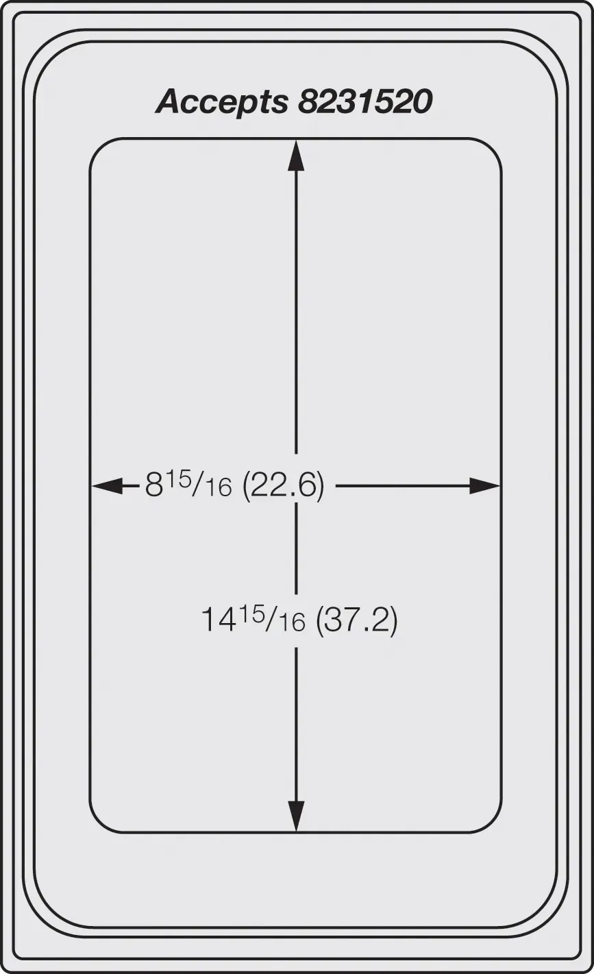 Vollrath 8240514, Adapter Plate
