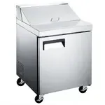 Adcraft Admiral Craft Equipment, GRSL-1D, Salad sandwich prep table