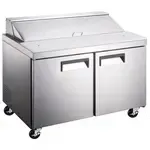 Adcraft Admiral Craft Equipment, GRSL-2D/60, Salad sandwich prep table