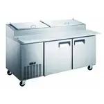 Adcraft Admiral Craft Equipment, USPZ-2D, Pizza Prep