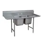 Advance Tabco 93-2-36-18RL, Sink, (2) Two Compartment