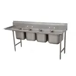 Advance Tabco 93-4-72-18L, Sink, (4) Four Compartment