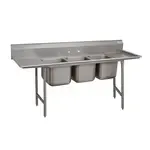 Advance Tabco 93-83-60-18RL, Sink, (3) Three Compartment