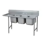 Advance Tabco 93-83-60-24L, Sink, (3) Three Compartment