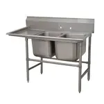 Advance Tabco 94-22-40-24L, Sink, (2) Two Compartment