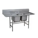 Advance Tabco 94-22-40-36RL, Sink, (2) Two Compartment