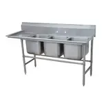 Advance Tabco 94-43-72-36L, Sink, (3) Three Compartment