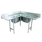 Advance Tabco 94-K8-30D, Sink, Corner, Compartment