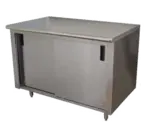 Advance Tabco CB-SS-309M, Work Table, Cabinet Base Sliding Doors
