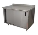 Advance Tabco CF-SS-309M, Work Table, Cabinet Base Sliding Doors