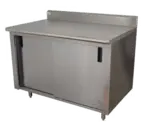Advance Tabco CK-SS-367, Work Table, Cabinet Base Sliding Doors