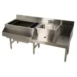 Advance Tabco CRU-60L, Underbar Ice Bin/Cocktail Station, Blender Station