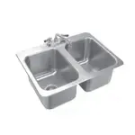 Advance Tabco DBS-2, Underbar Sink, Drop-In