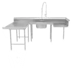 Advance Tabco DTS-U30-72L, Dishtable, Soiled