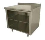 Advance Tabco EK-SS-3612M, Work Table, Cabinet Base Open Front