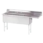 Advance Tabco FS-3-1524-24R, Sink, (3) Three Compartment