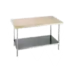 Advance Tabco H2G-368, Work Table, Wood Top