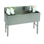 Advance Tabco PRC-19-54LR-10, Underbar Ice Bin/Cocktail Station, Bottle Well Bin
