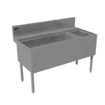 Advance Tabco PRC-24-48L-10, Underbar Ice Bin/Cocktail Station, Bottle Well Bin