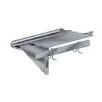 Advance Tabco PS-12-144, Overshelf, Wall-Mounted With Pot Rack
