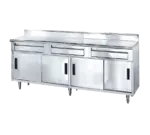 Advance Tabco SDRC-306, Work Table, Cabinet Base Sliding Doors