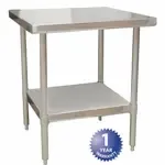 AllPoints Foodservice Parts & Supplies BPT-3060SL, Furniture & Decor, Tables, Prep Tables, 31" W, 62" L