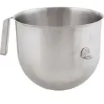 AllPoints Foodservice Parts & Supplies KSMC8QBOWL, Kitchen Supplies, Cooking Tools, Prep Bowls and Mixing Containers, Stainless Steel, 8 Quart