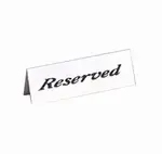 American Metalcraft 2601H, Tabletop Sign, Tent / Card, 6" L, Black, Acrylic