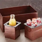 American Metalcraft BEV1220, Tub, Hammered, Rectangular, Full-Size, Copper