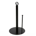 American Metalcraft PTBR, Paper Towel Holder, Porcelain, Black, With Base