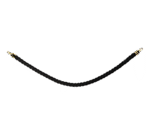 American Metalcraft , RSCLRPGOBL, Barrier Rope, Braided, Black