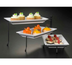 American Metalcraft , TTMEL3, Three-Tier Stand With (3) Mel19 Melamine Platters
