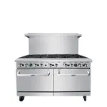 Atosa USA AGR-10B-LP, Gas Range, Liquid Propane, 60" W, (10) 32000 BTU Open Burners
