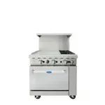 Atosa USA AGR-2B24GL-LP, Gas Range, Liquid Propane, 36" W, (2) 32000 BTU Open Burners