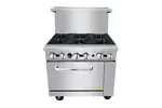 Atosa USA AGR-6B, Gas Range