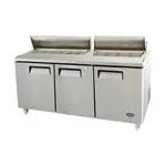 Atosa USA MSF8308GR-NTCV, Mega Top Sandwich Prep Tables