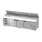 Beverage Air , DPD119HC-3, Refrigerated Counter, Pizza Prep Table