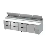 Beverage Air , DPD119HC-6, Refrigerated Counter, Pizza Prep Table