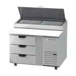 Beverage Air DPD46HC-3, Refrigerated Counter, Pizza Prep Table