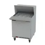 Beverage Air SPE27HC-12M-B, Refrigerated Counter, Mega Top Sandwich / Salad Unit
