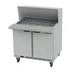 Beverage Air SPE36HC-15M, Refrigerated Counter, Mega Top Sandwich / Salad Unit