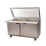 Beverage Air SPE48HC-18M-STL, Refrigerated Counter, Mega Top Sandwich / Salad Unit