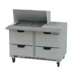 Beverage Air SPED48HC-12M-4, Refrigerated Counter, Mega Top Sandwich / Salad Unit