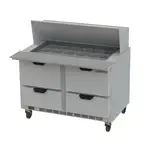 Beverage Air SPED48HC-18M-4, Refrigerated Counter, Mega Top Sandwich / Salad Unit