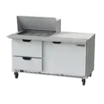 Beverage Air SPED60HC-12M-2, Refrigerated Counter, Mega Top Sandwich / Salad Unit