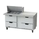 Beverage Air SPED60HC-12M-4, Refrigerated Counter, Mega Top Sandwich / Salad Unit